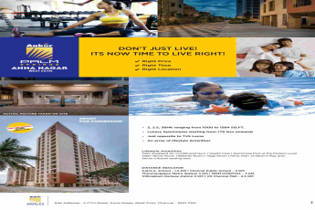 Book luxury apartments @ Rs 79 Lacs at Ankur Palm Springs in Chennai